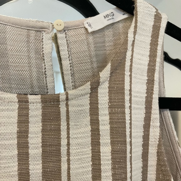 Mango Lightweight Striped Sleeveless Dress - Picture 2 of 6